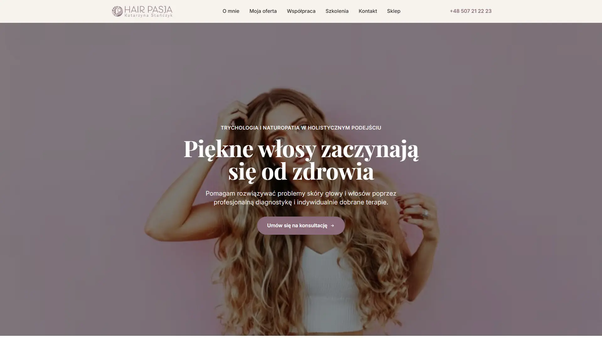 HairPasja — strona internetowa Next.js