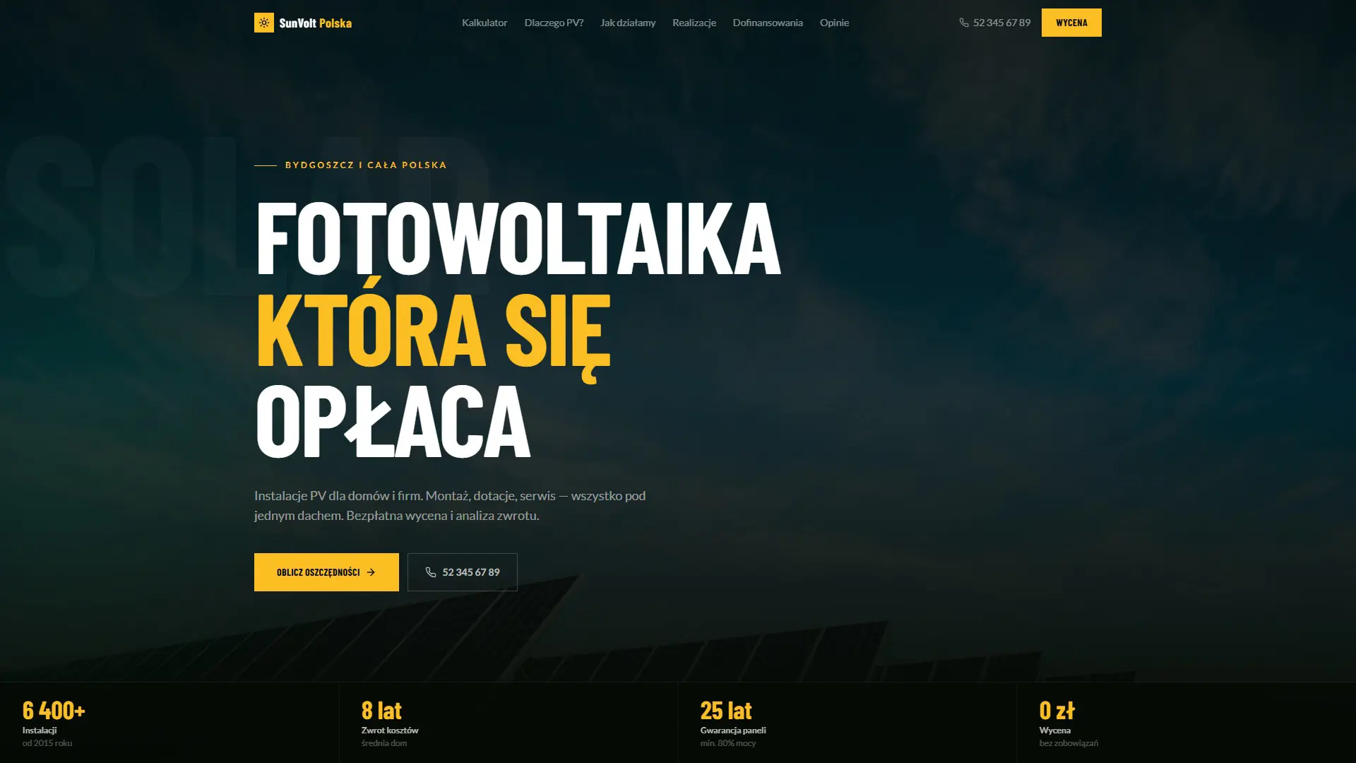 SunVolt Polska — strona internetowa Next.js